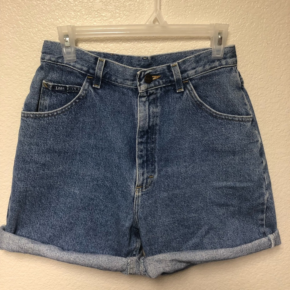 Lee vintage high waisted denim shorts